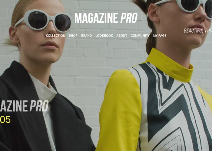 카페24 기반 반응형 패션 쇼핑몰 템플릿 디자인